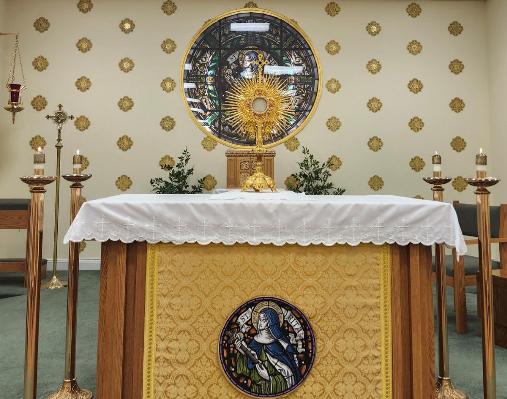 School Adoration at the Saint Rita Chapel Archdiocese of Cincinnati