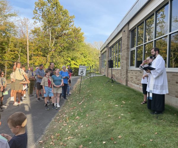 Blessing of the Garden at St Columban